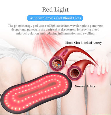 involucro FDA di terapia di luce rossa di vicino infrarosso 110V per sollievo dal dolore posteriore