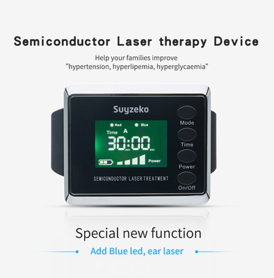 Configurazione dell'orologio di terapia laser di ipertensione in batteria al litio