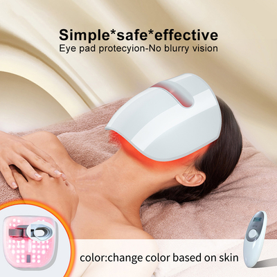 Maschera di protezione di terapia LED di bellezza della pelle del fotone di PDT ricaricabile