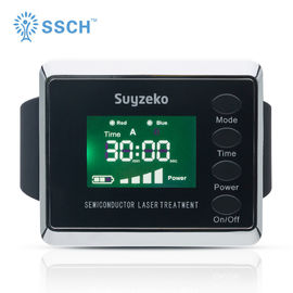 orologio di terapia laser di lunghezza 650nm una garanzia da 1 anno per il trattamento rinite/del diabetico
